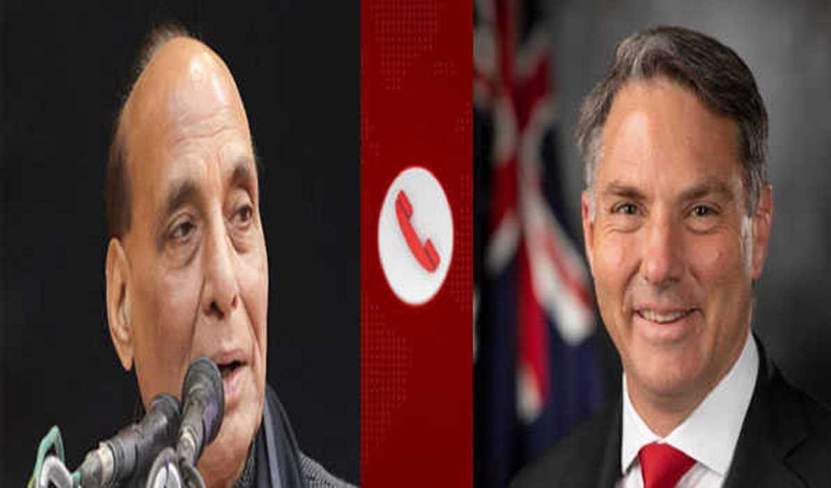 द्विपक्षीय संबंधों में प्रगति की समीक्षा के लिए राजनाथ सिंह ने की आस्ट्रेलिया के उप प्रधानमंत्री से बात